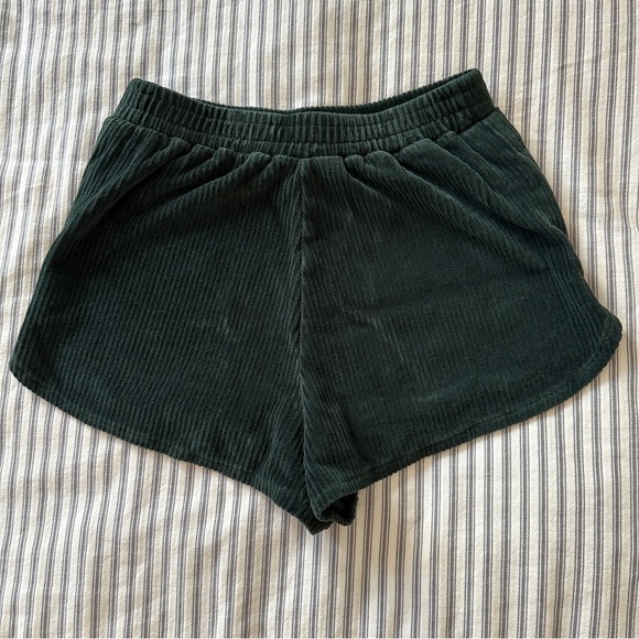 Sezane Dark Green Women Shorts - Picture 3 of 5